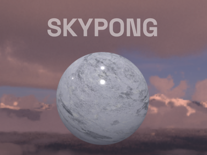 SkyPong: Multiplayer Pong